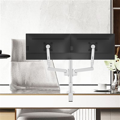 ডুয়েল মনিটর ডেস্ক আর্ম